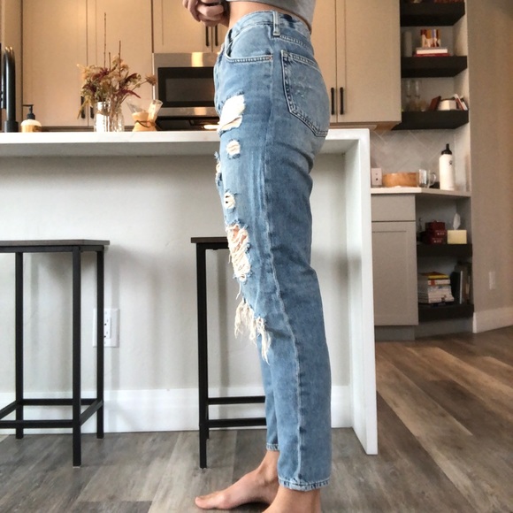 Topshop MOTO Mom Jeans - 27 - Picture 4 of 6